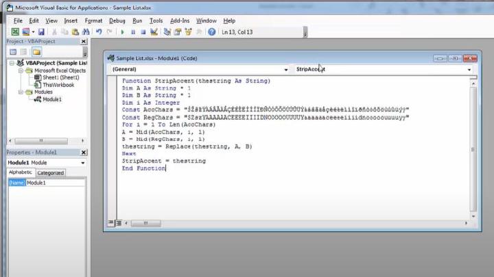 Quickly Convert Accented Characters in Excel | Chris Bryson